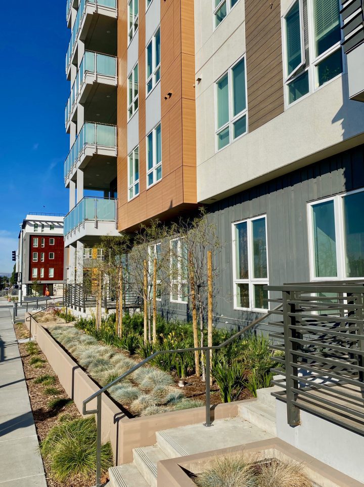 Westbourne Park Building C1, transit oriented development, main street facade — VMWP