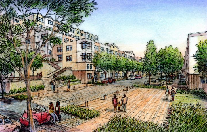 Rebuild Potrero SFHA Master Plan pedestrian experience